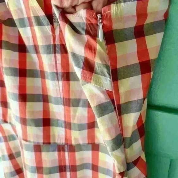 A NEW DAY - Plaid Sundress. Size 6. Vneck front and back. - Picture 4 of 8